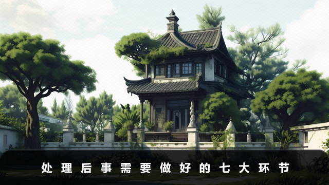 一般后事處理需要什么環(huán)節(jié)？處理后事需要做好的七大環(huán)節(jié)